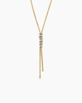 Helena Y Necklace in 18K Yellow Gold with Diamonds